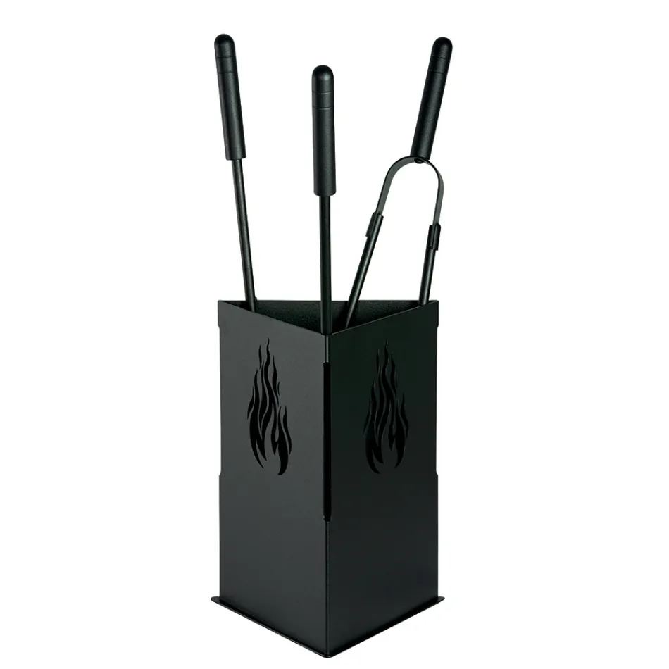 Dreieckiger Werkzeughalter mit 3 Zubehörteilen im Lieferumfang enthalten, hergestellt in Italien – Passero Viadurini