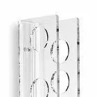 Porta kleine transparente Baby Wandflaschen L6xH60xP11cm Viadurini