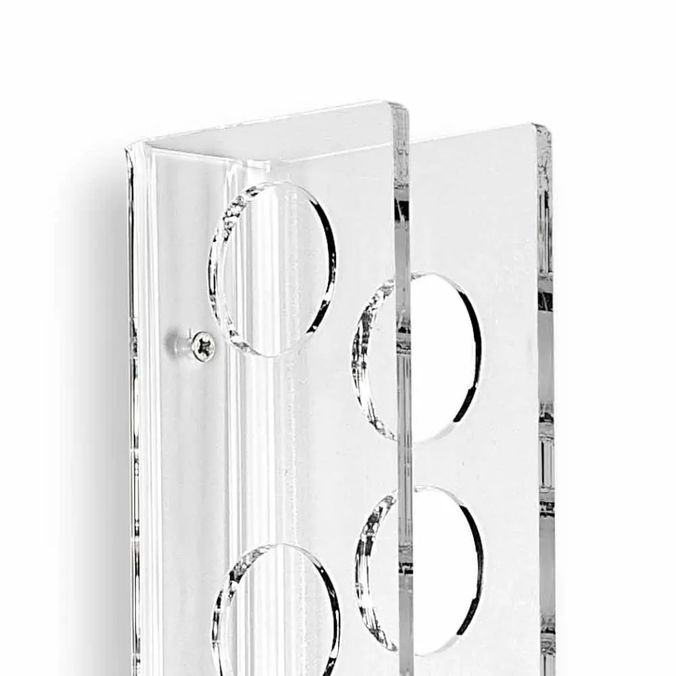 Porta kleine transparente Baby Wandflaschen L6xH60xP11cm Viadurini