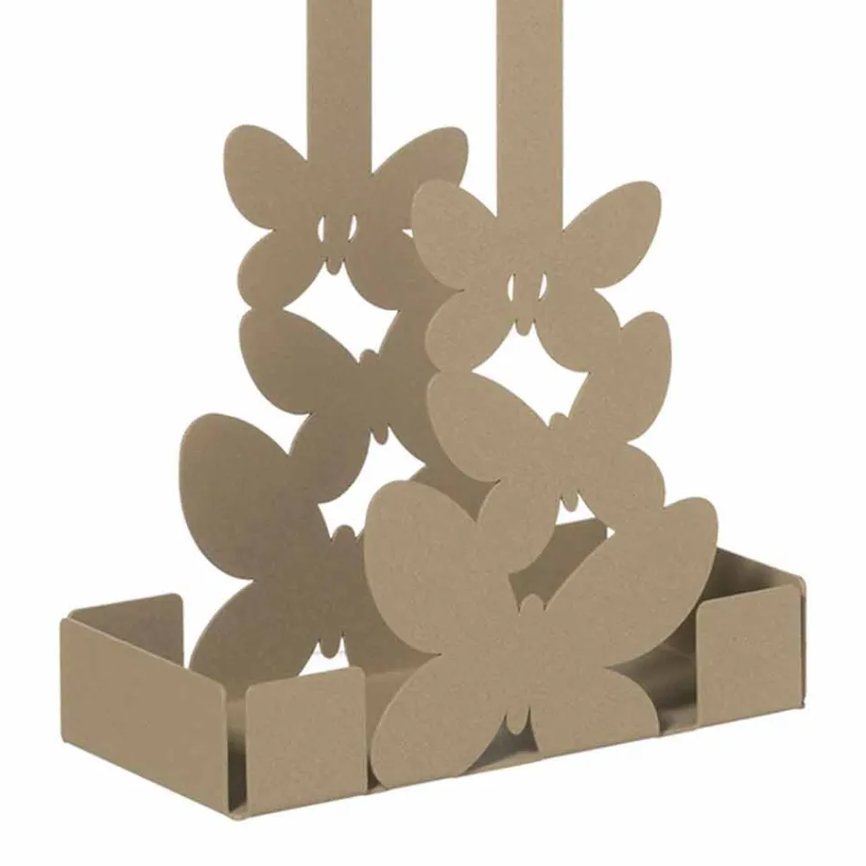 Doppelter Getränkehalter in Weiß, Beige oder Elfenbein Made in Italy - Leiden Viadurini