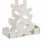 Doppelter Getränkehalter in Weiß, Beige oder Elfenbein Made in Italy - Leiden Viadurini