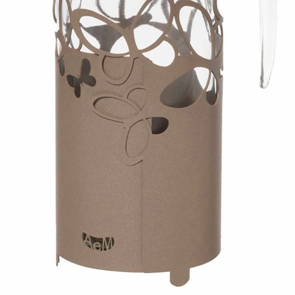 Moderner Flaschenhalter in Weiß, Beige oder Elfenbein Made in Italy - Leiden Viadurini