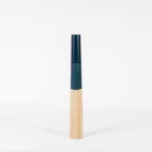 Moderner Kerzenhalter aus massivem Kiefernholz mit farbigen Details - Offenheit Viadurini