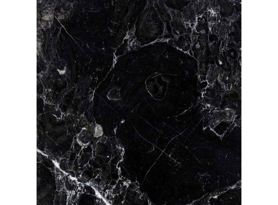 Kerzenhalter aus Carrara-Marmor, Marquinia und Messing Hergestellt in Italien - Braxton Viadurini
