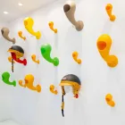 Helmhalter oder farbiger Wandhalter, 6 Stück - Crazy Head von Myyour Viadurini