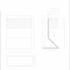 Küchenmesserhalter aus weißem Corian Kitchen Elegantes Design - Ivanova Viadurini