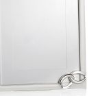 Support Bilderrahmen in Silber Metall vertikales Design mit Ringen - Braut Viadurini