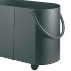 Holzhalter in verschiedenen Ausführungen mit 2 Seitengriffen. Hergestellt in Italien – Impala Viadurini