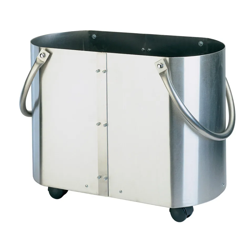 Holzhalter in verschiedenen Ausführungen mit 2 Seitengriffen. Hergestellt in Italien – Impala Viadurini