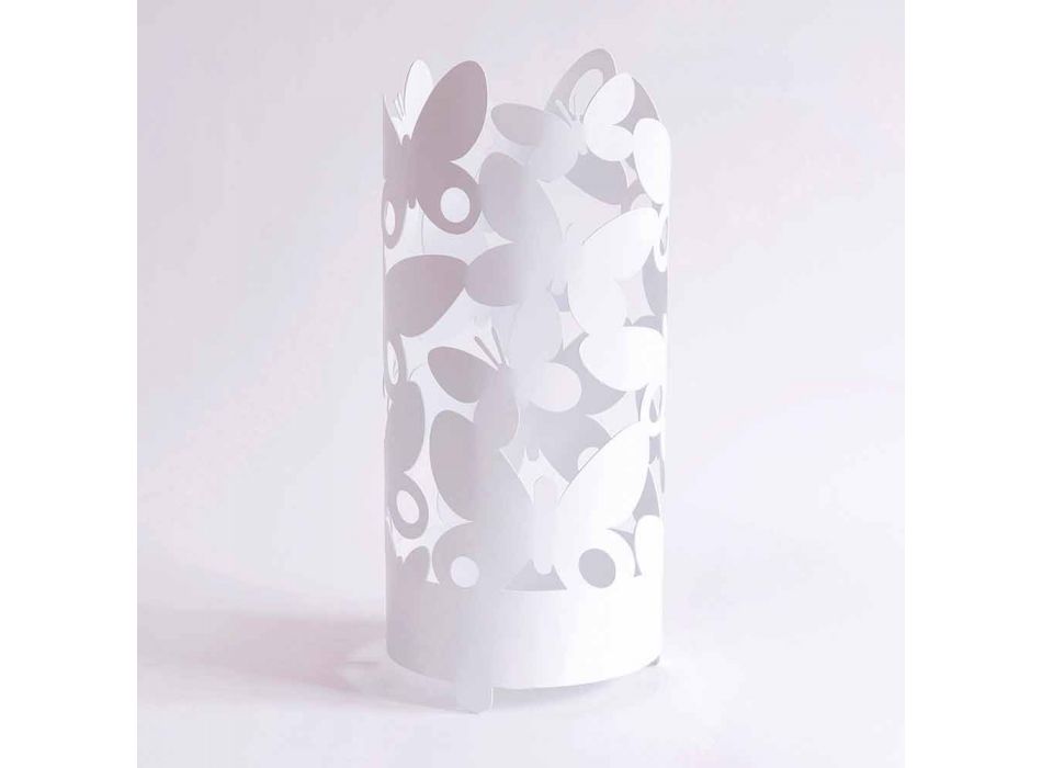 Design Schirmständer mit der Form von Eisenschmetterlingen Made in Italy - Maura