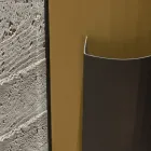 Schirmständer aus gold- und bronzefarben lackiertem Blech, hergestellt in Italien – Azalea Viadurini