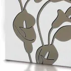 White Wood Umbrella Stand Modernes Design mit Blumendekorationen - Caracalla Viadurini