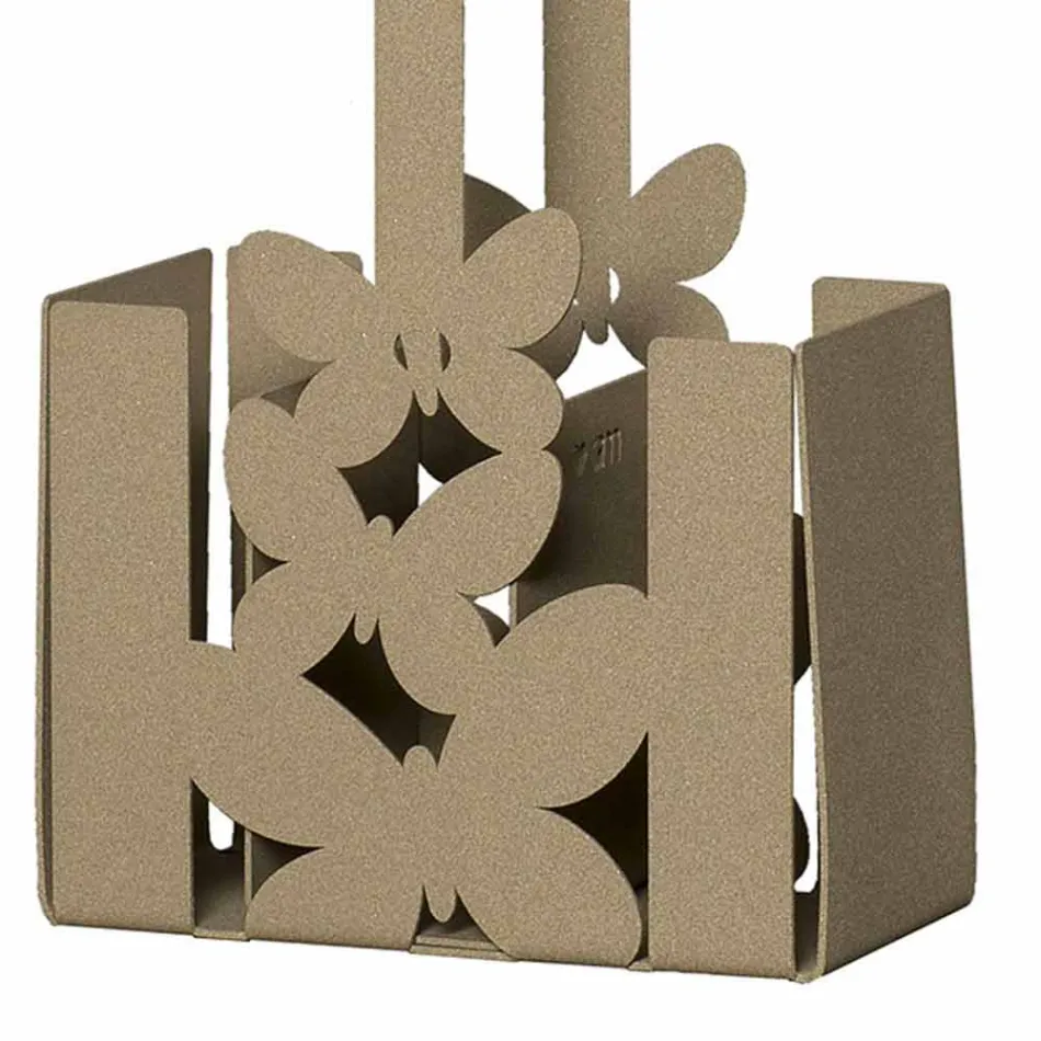 Moderner Tischbesteckhalter in Weiß, Beige oder Elfenbein Made Italy - Laida Viadurini