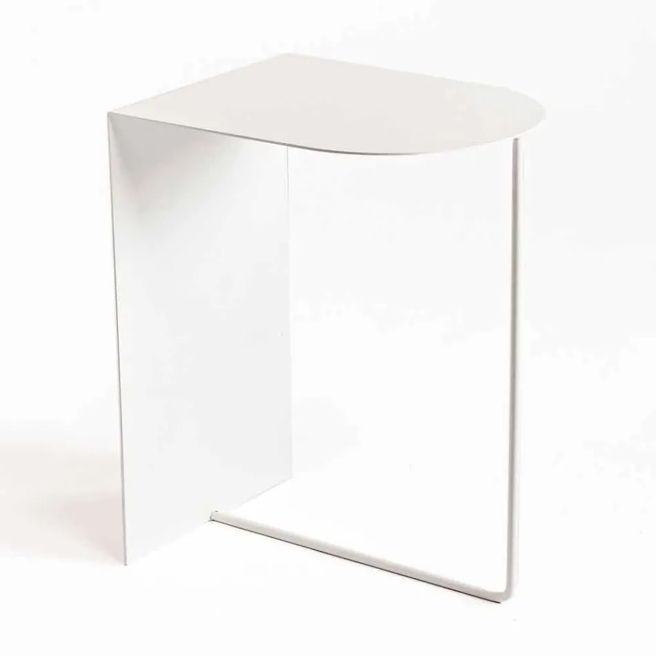 Moderner Boden-Zeitungsständer aus farbigem Stahl Made in Italy - Marinella Viadurini