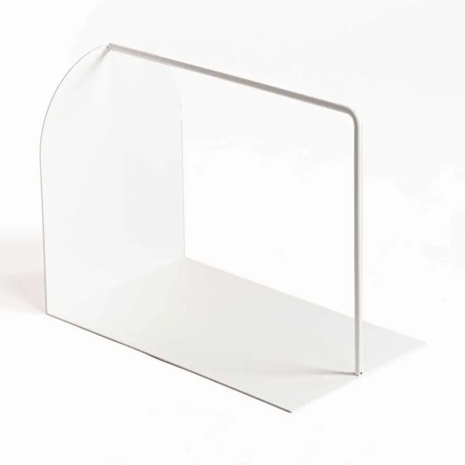 Moderner Boden-Zeitungsständer aus farbigem Stahl Made in Italy - Marinella Viadurini