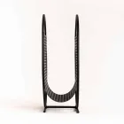Round Design Steel Magazine Rack Made in Italy - Schöpflöffel Viadurini