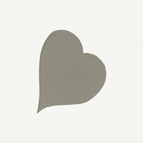 Design-Zeitschriftenständer aus Leder mit Beatrice-Herzdekoration