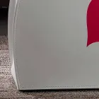 Design-Zeitschriftenständer aus Leder mit modernem Beatrice-Design Viadurini