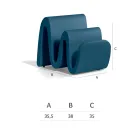 Moderner Zeitschriftenständer aus farbigem Polyethylen Made in Italy - Munoz Viadurini