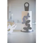 Moderner Küchenrollenhalter in Weiß, Beige oder Elfenbein Made in Italy - Leiden Viadurini