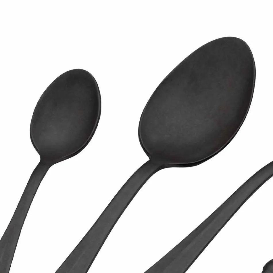 Luxus Design Stahl Besteck Vintage Coloured Effect 24 Stück - Tigger Viadurini