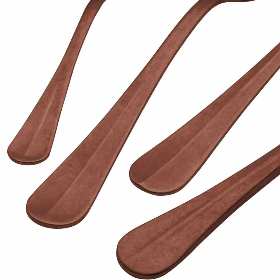 Luxus Design Stahl Besteck Vintage Coloured Effect 24 Stück - Tigger Viadurini