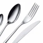 24 Stück Luxus Besteck aus poliertem oder sandgestrahltem Edelstahl - Lapis Viadurini