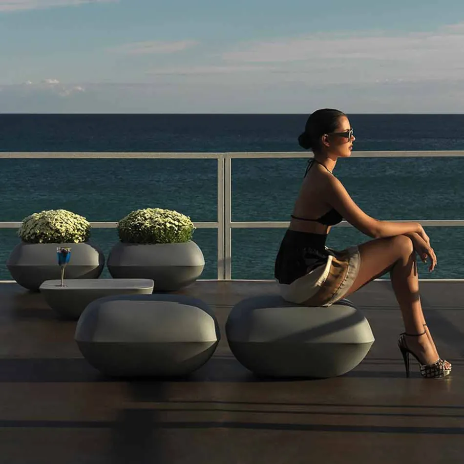 Pillow by Vondom Design-Sitzpuff aus Polyethylen. 67 x 67 cm Viadurini