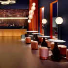 Sitzpuff für den Außenbereich, aus Polyethylen und Stoff oder Leder - Mara Slide Viadurini