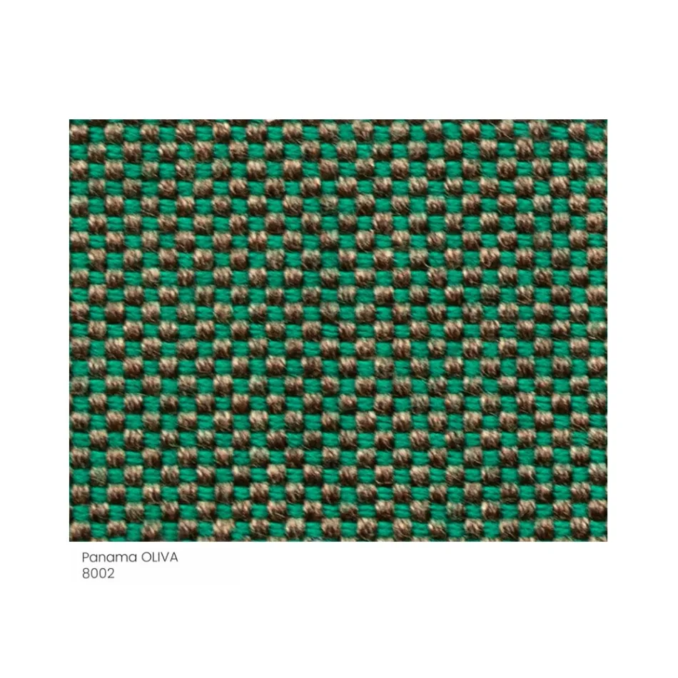 Gartenhocker aus Stoff mit Metallfüßen Made in Italy - Butter Viadurini