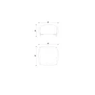 Gartenhocker aus Stoff mit Metallfüßen Made in Italy - Butter Viadurini