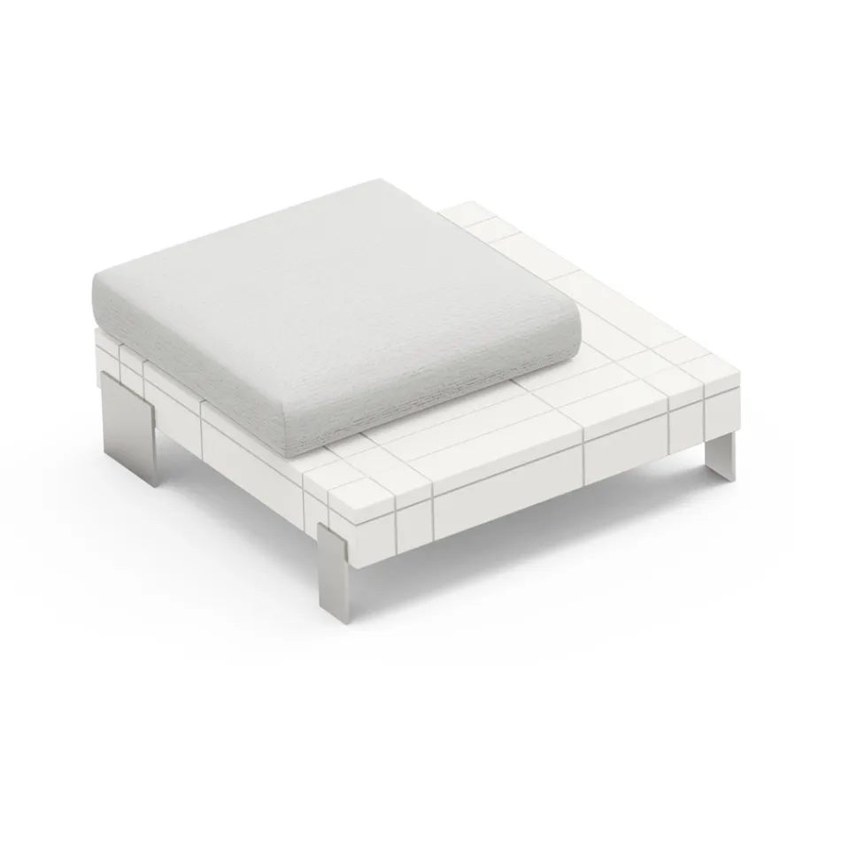 Wohnzimmer-Hocker aus Polyethylen in verschiedenen Farben - Orbis Viadurini