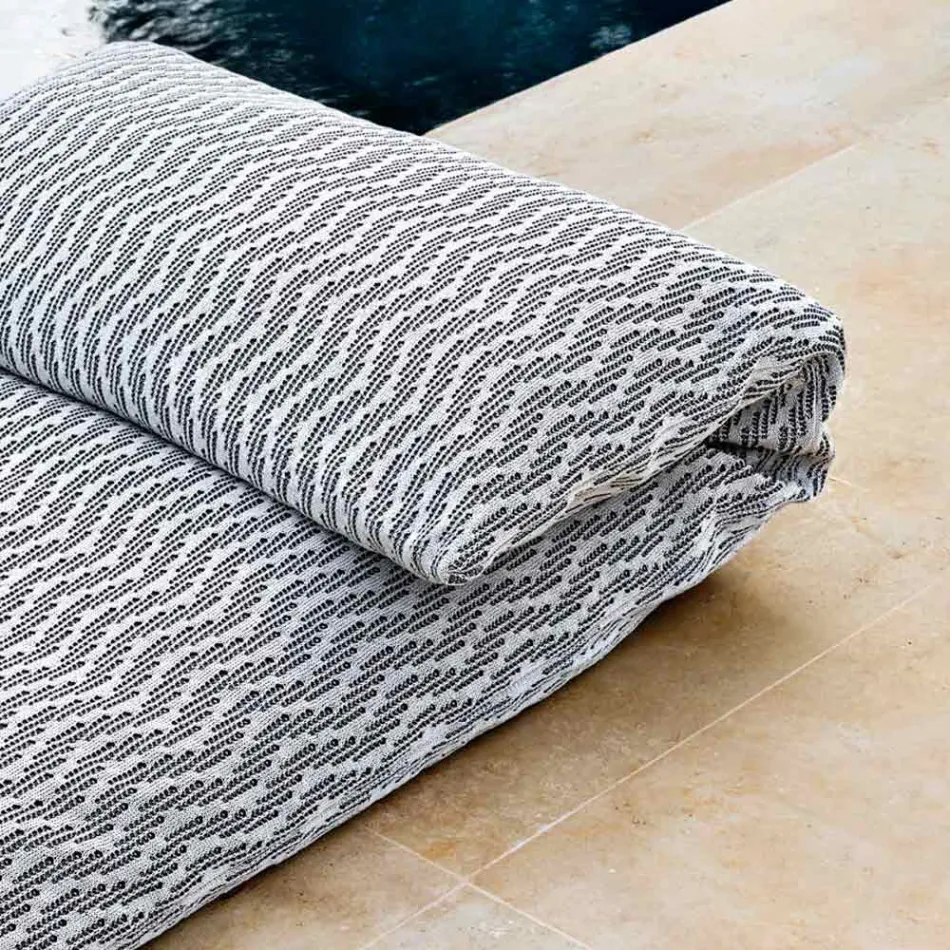 Design Single Outdoor Daybed Pouf, hohe Qualität, hergestellt in Italien – Emanuela Viadurini