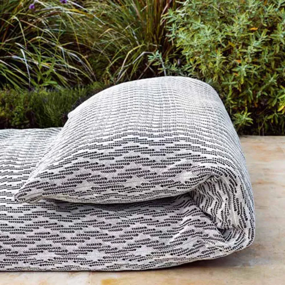 Design Single Outdoor Daybed Pouf, hohe Qualität, hergestellt in Italien – Emanuela Viadurini