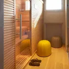 Weicher, farbiger Sitzpuff Slide Gelee aus Polyurethan, hergestellt in Italien Viadurini