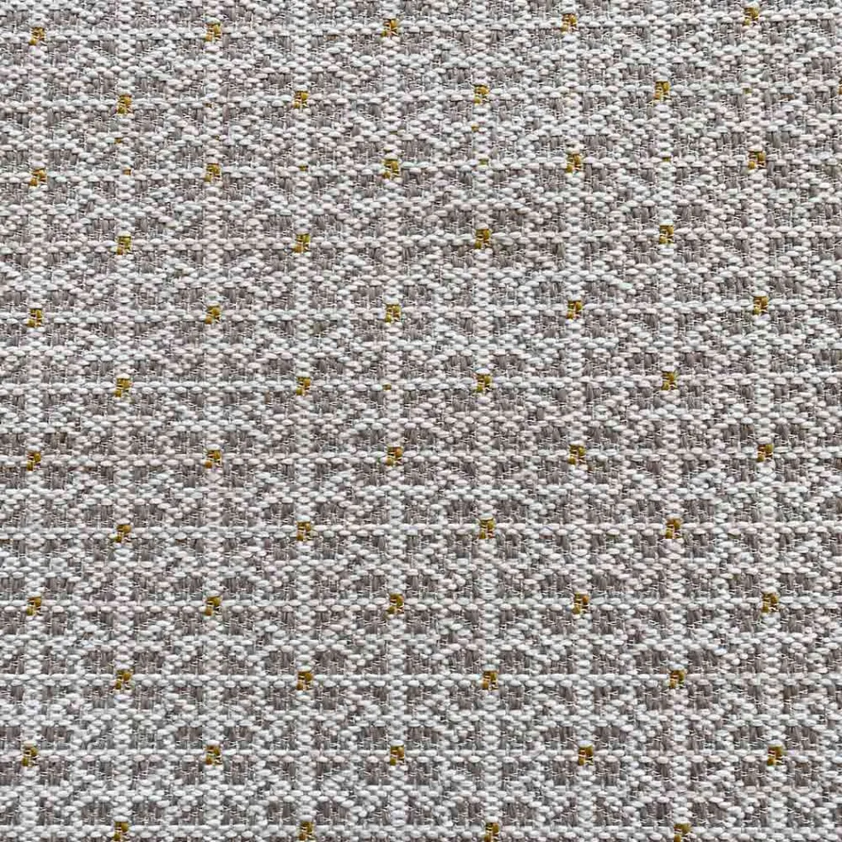 Weicher, rechteckiger Ottoman-Hocker für den Innen- und Außenbereich aus Stoff – Naemi Viadurini