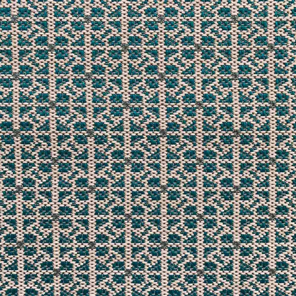 Weicher quadratischer Pouf für den Innen- und Außenbereich aus Stoff in verschiedenen Farben – Naemi Viadurini