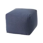 Weicher quadratischer Pouf für den Innen- und Außenbereich aus Stoff in verschiedenen Farben – Naemi Viadurini