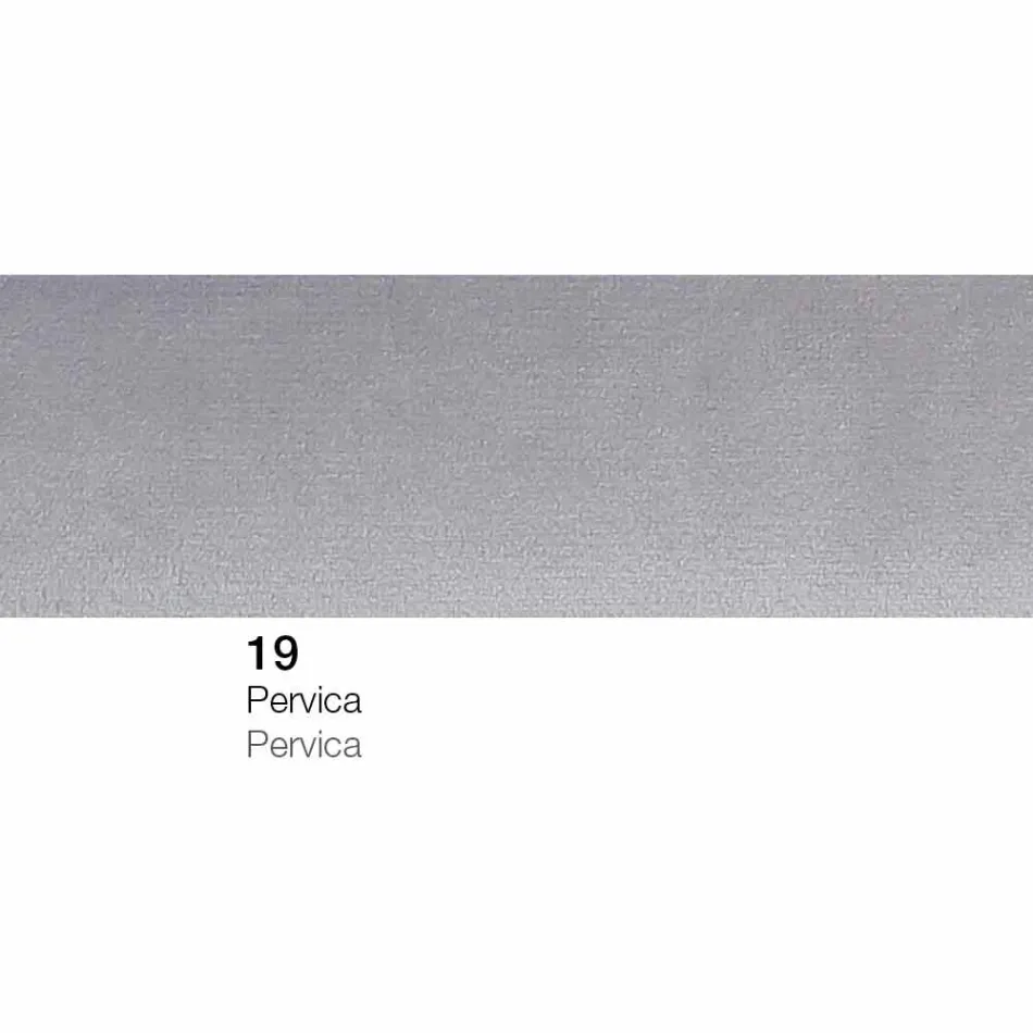 Runder Fußhocker mit Stoffbezug Made in Italy - Gigno Viadurini