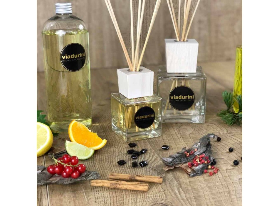 Amber Fragrance Home Lufterfrischer 200 ml mit Sticks - Sassidimatera Viadurini