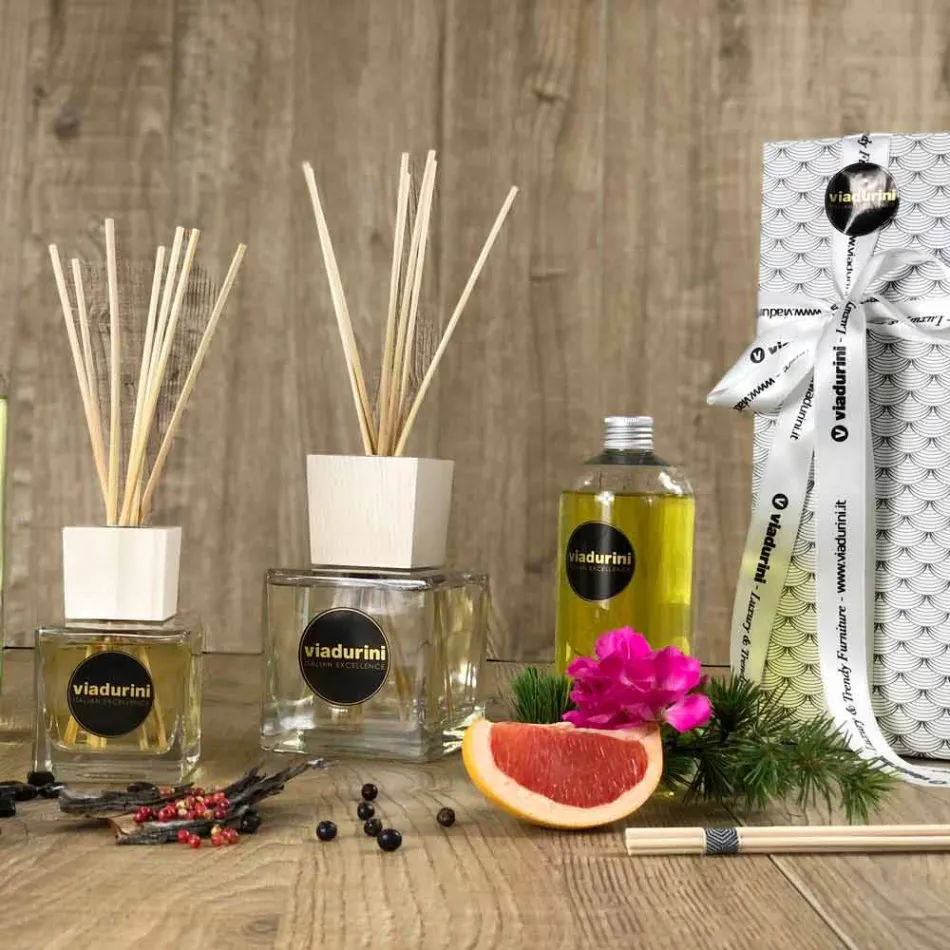 Amber Fragrance Home Lufterfrischer 200 ml mit Sticks - Sassidimatera Viadurini