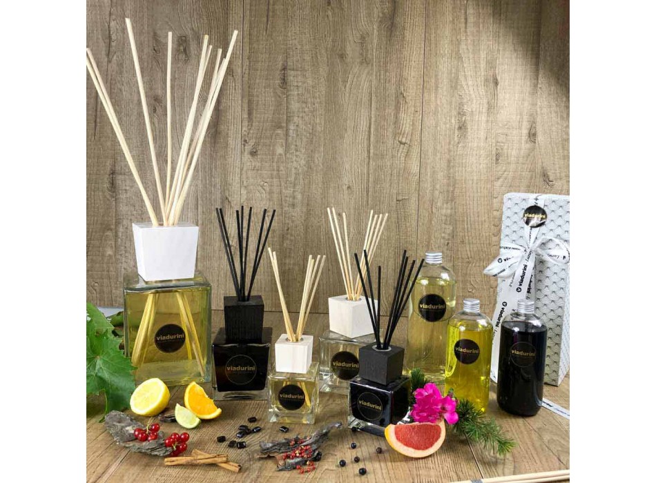 Amber Fragrance Home Lufterfrischer 200 ml mit Sticks - Sassidimatera Viadurini