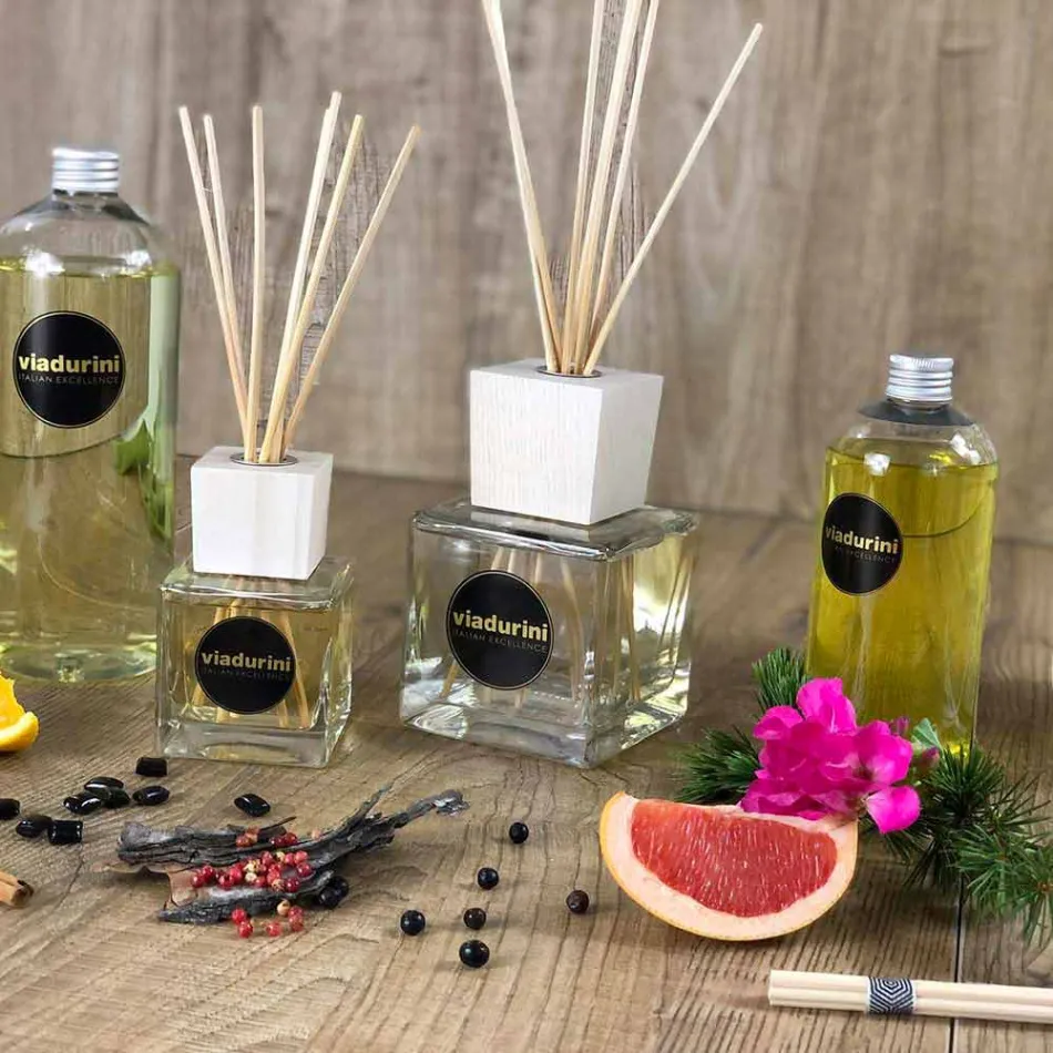 Bamboo Lime Fragrance Home Lufterfrischer 500 ml mit Sticks - Ariadicapri Viadurini