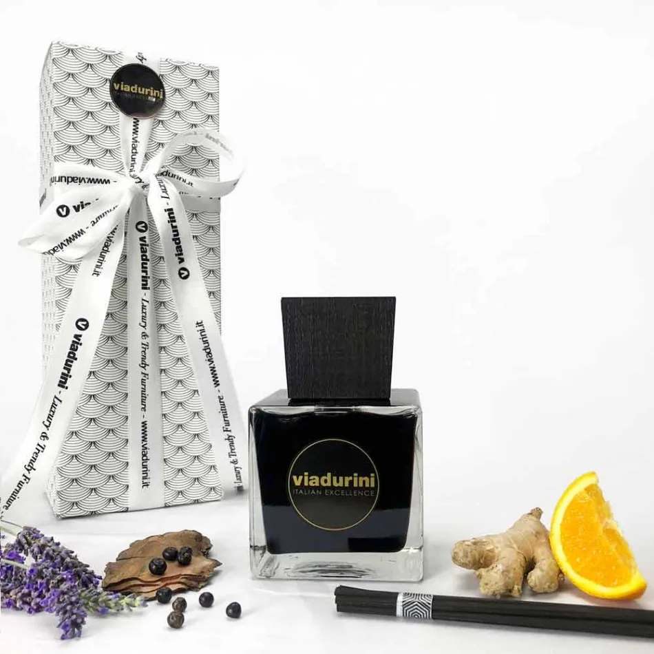 Raumduft Ingwer Schwarzer Pfeffer 500 ml mit Sticks - Viaduriniinblack Viadurini