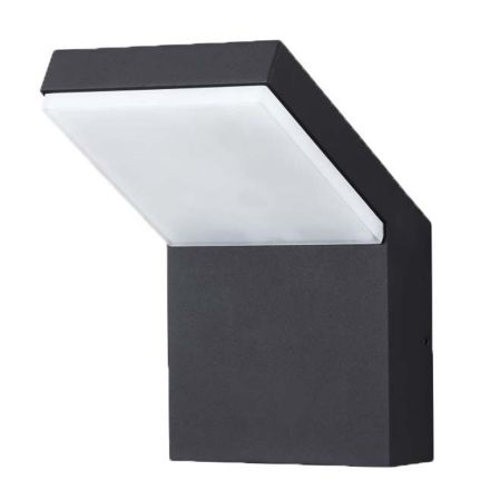 18W LED-Außenwandleuchte aus weißem oder schwarzem Aluminium - Nerea Viadurini