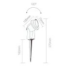 Projektor LED Einbaustrahler aus mattschwarzem Aluminium 4 Stück - Obrina Viadurini