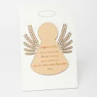 Kleines Bild mit Darstellung eines kleinen Engels mit Ähren. Hergestellt in Italien – Greta Viadurini