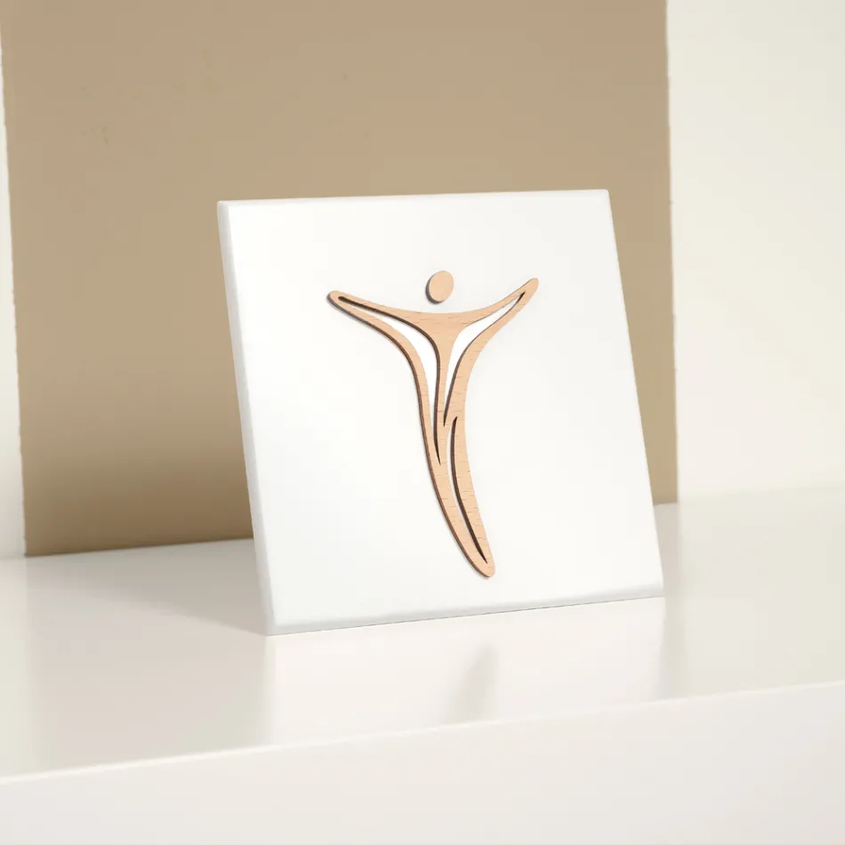 Bild mit Lasergravur von Jesus, hergestellt in Italien – Kyla Viadurini