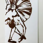 Bild mit Schleife einer Ballerina, hergestellt in Italien – Maisie Viadurini