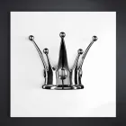 Modernes Wandbild aus Holz und Harz Made in Italy - Corona Viadurini